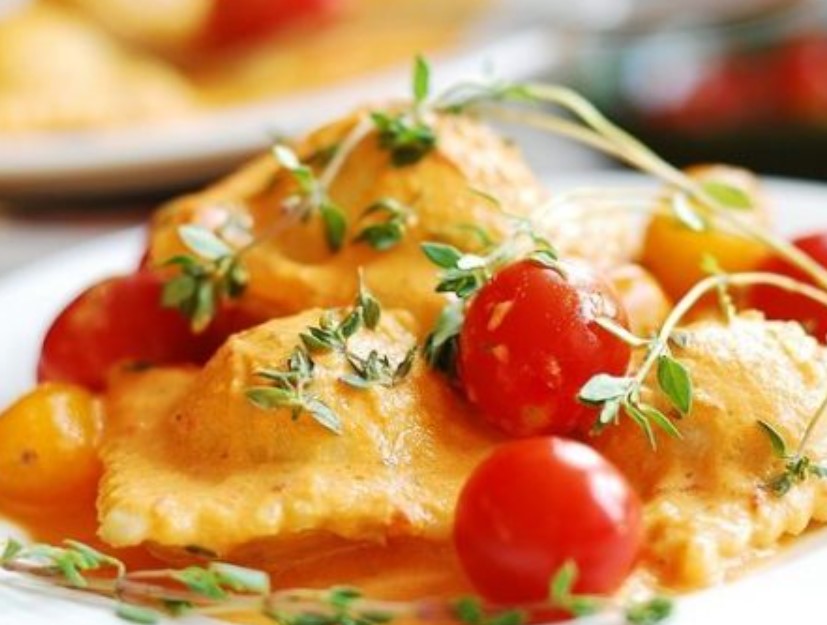 Ravioli with Spinach and Cheese