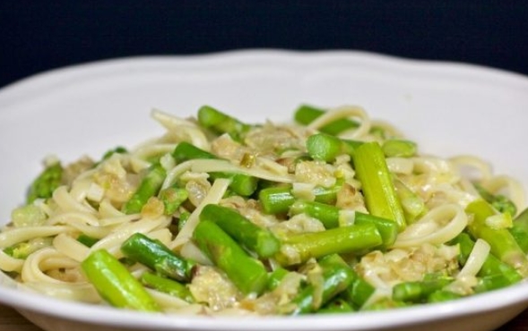 Pasta with Asparagus and Parmesan