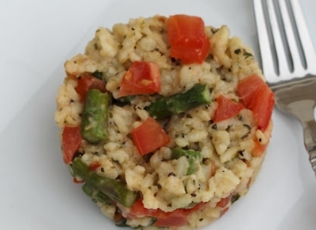 Risotto with Tomatoes and Asparagus step 8