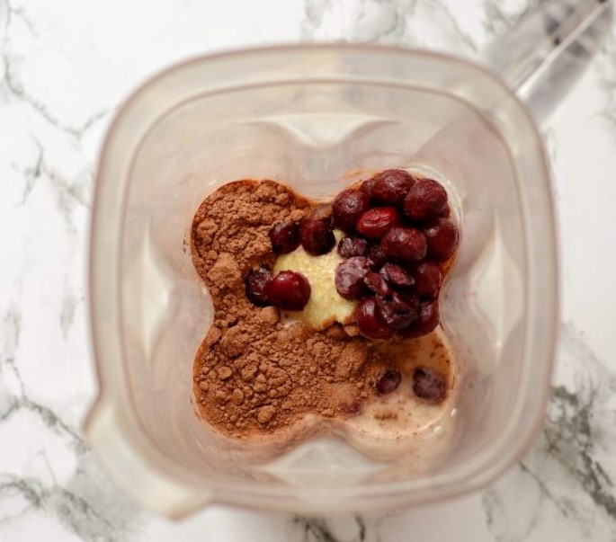 Cherry Smoothie step 4