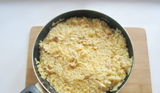 Rice with Chicken in Indian Style step 12