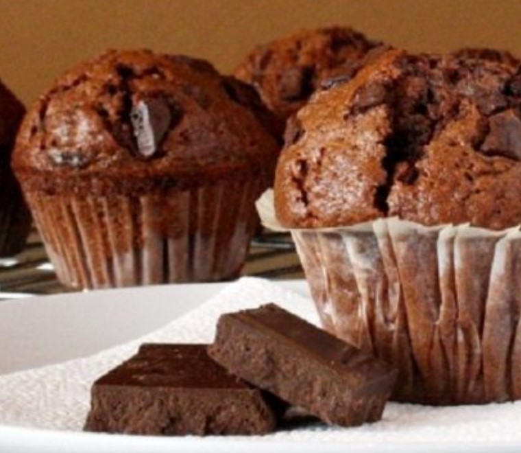 Chocolate Muffins with Chocolate Chips