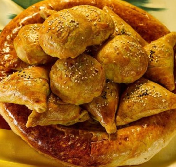 Samsa with Chicken and Potatoes