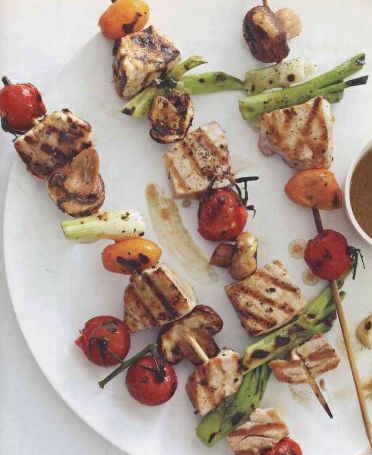 Tuna and Vegetable Kebabs