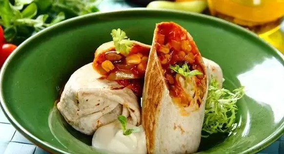 Vegetarian Breakfast Burrito