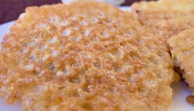 Waffles with Minced Meat (Lazy Peremech)