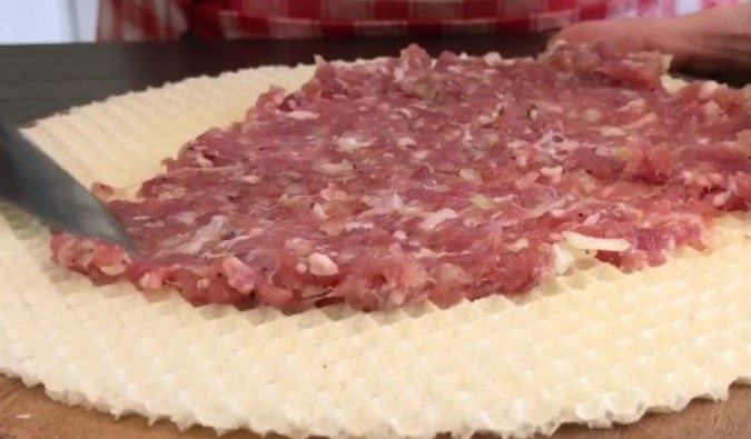 Waffles with Minced Meat (Lazy Peremech) step 6