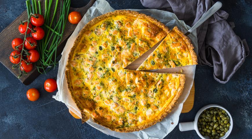 Quiche with Salmon