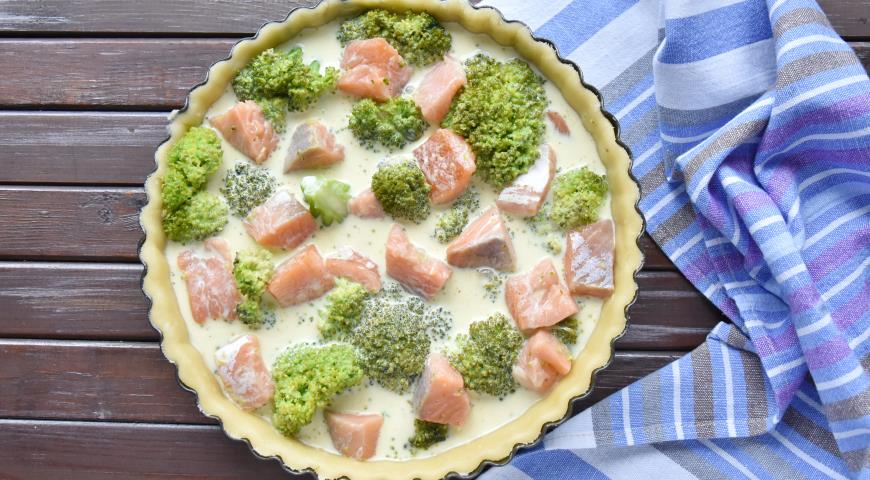 Quiche with Broccoli and Fish step 5