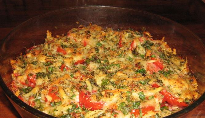 Baked Tomatoes with Cheese