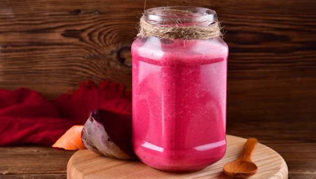Beetroot, Carrot and Fermented Baked Milk Smoothie