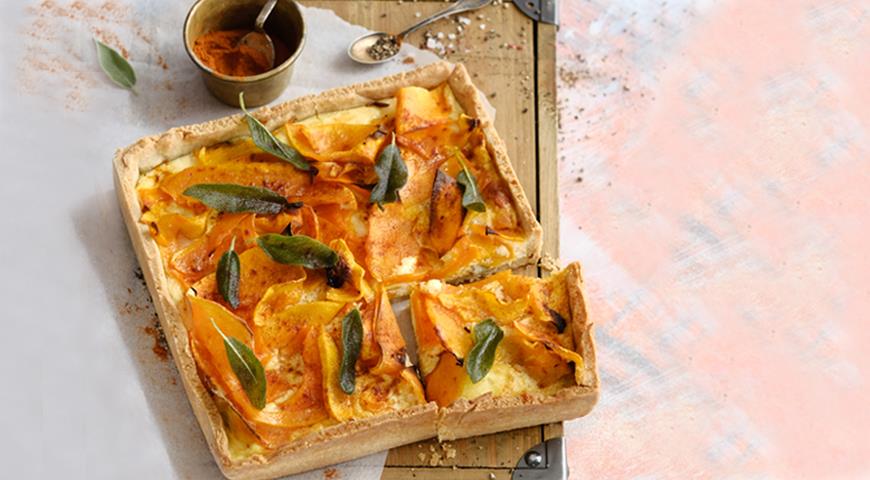 Quiche Mascarpone, Pumpkin and Sage