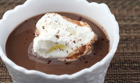 Chocolate Mousse with Custard