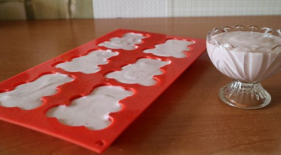 Curd Jelly step 9