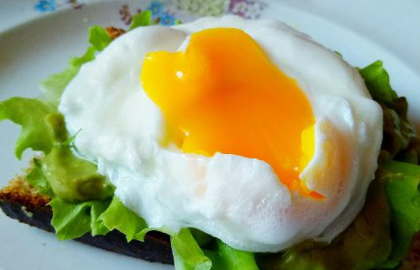 Toast with Avocado Pasta and Poached Egg