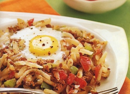 Stew of Chopped Potatoes and Minced Meat