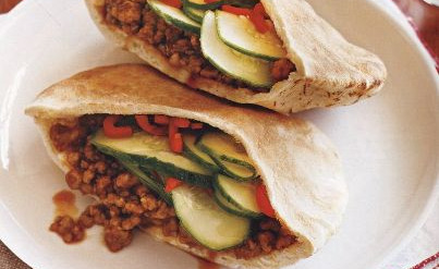 Pita with Meat Filling