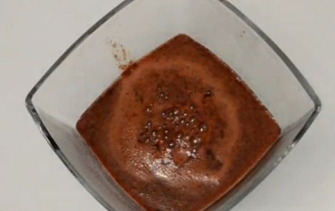 Chocolate Panna Cotta with Cherries step 7