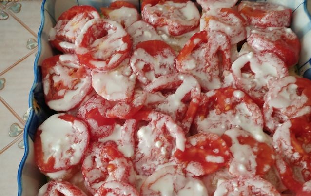 Oven Baked Zucchini with Potatoes and Tomatoes step 13