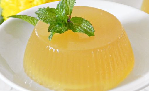 Lemon-Ginger Jelly Based on Green Tea