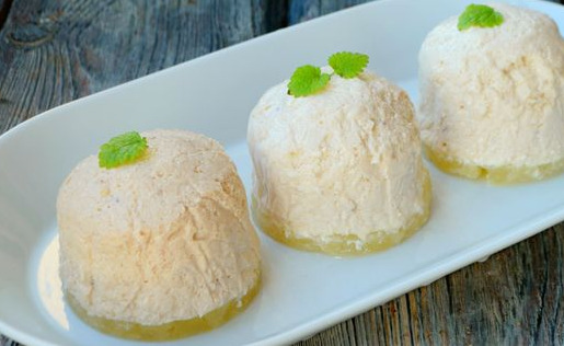 Cottage Cheese Dessert with Bananas and Canned Pineapples