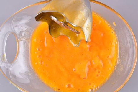 Curd Milk Jelly with Persimmon step 6