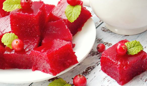 Cranberry Marmalade on Agar-Agar