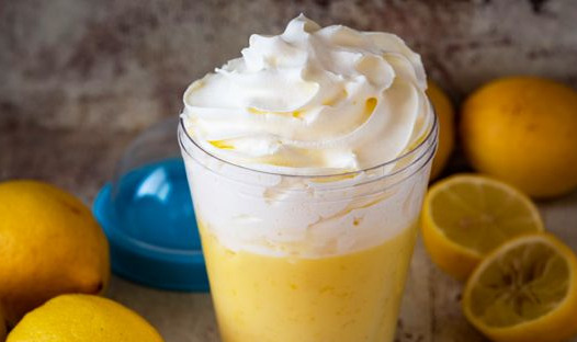 Lemon Mousse with Whipped Cream