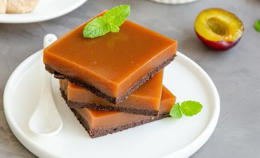 Plum Dessert with Prunes and Nuts