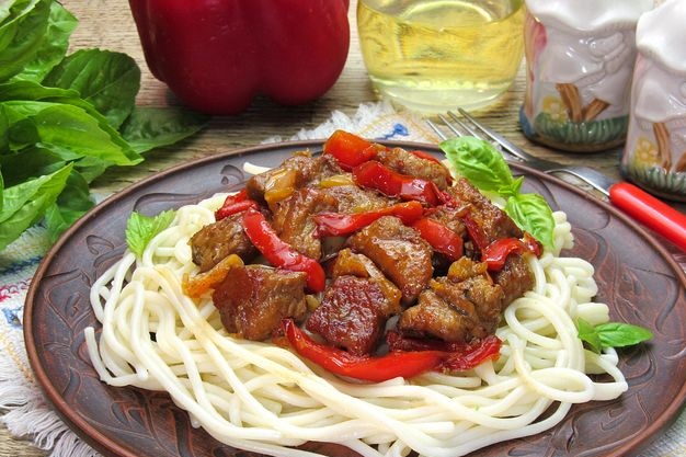 Roasted Pork with Bell Pepper