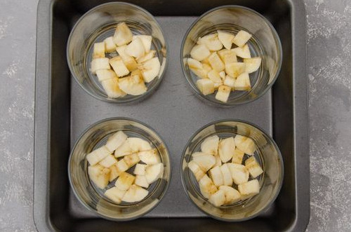 Sour Cream Jelly with Banana and Cocoa step 11