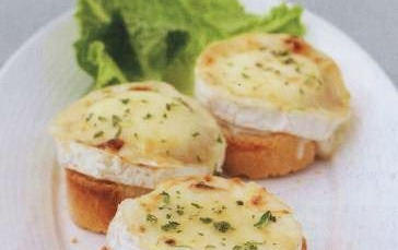 Hot Sandwiches with Goat Cheese, Honey and Oregano