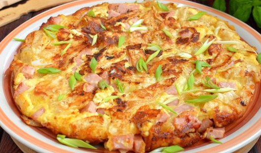 Lavash, Sausage and Cheese Flatbread
