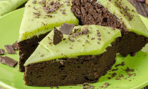 Brownie with Avocado Frosting