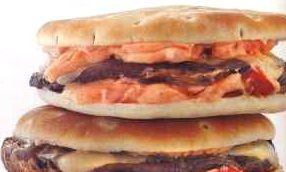 Sandwiches with Mushrooms and Cheese