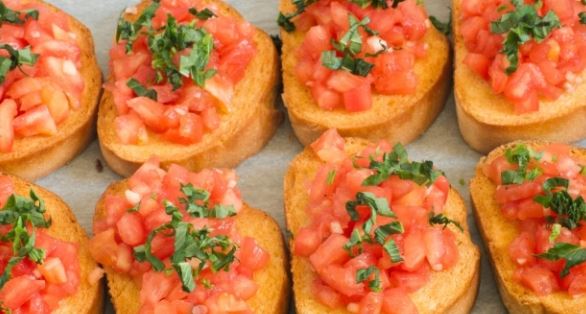 Bruschetta with Fresh Tomatoes and Basil step 6