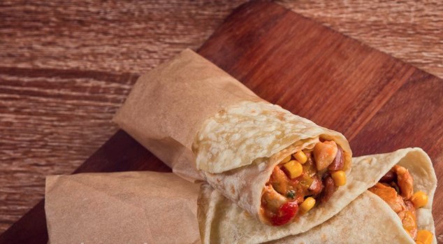 Burrito with Chicken and Beans