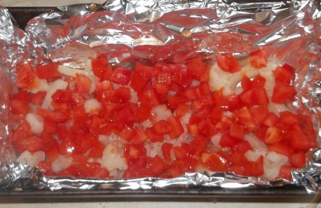Cauliflower Casserole with Tomatoes step 3