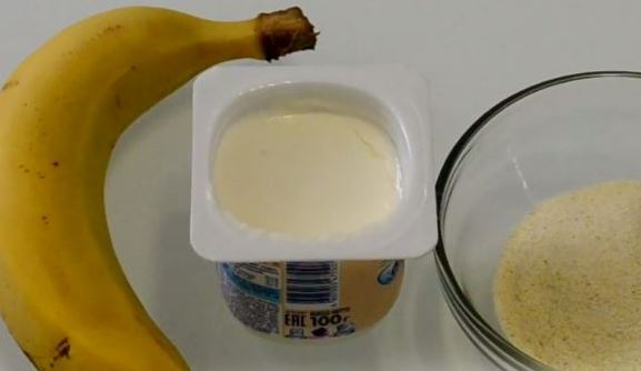 Cottage Cheese Casserole with Banana (for the Little Ones) step 1