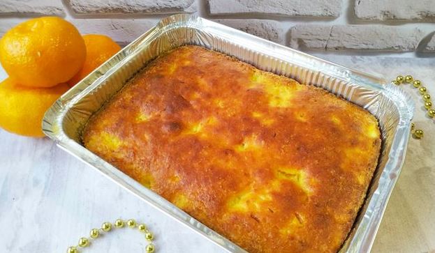 Cottage Cheese Casserole with Tangerines (no Flour)