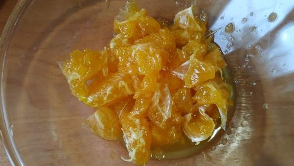 Cottage Cheese Casserole with Tangerines (no Flour) step 3