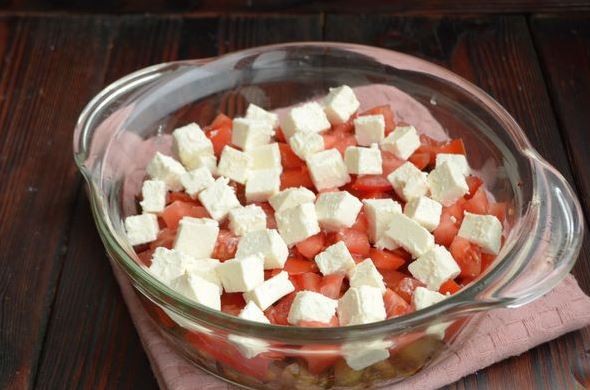 Eggplant Casserole with Tomatoes and Feta Cheese step 5