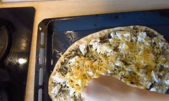 Focaccia with Cheese and Herbs step 3