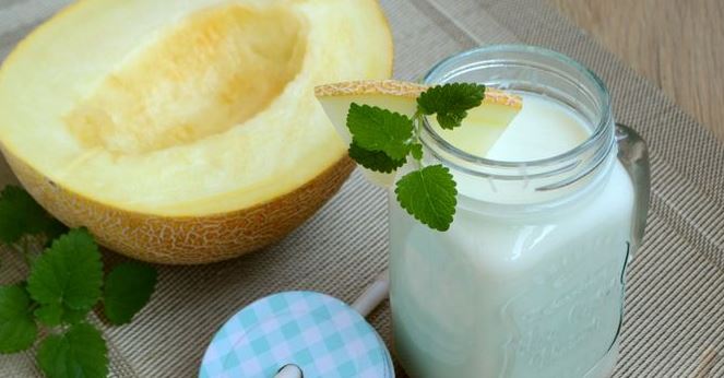 Kefir Smoothie with Melon and Honey