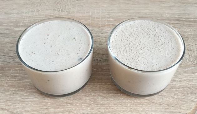 Milkshake with Halva and Plums step 3