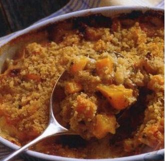 Pumpkin Baked in Cream with a Crispy Crust