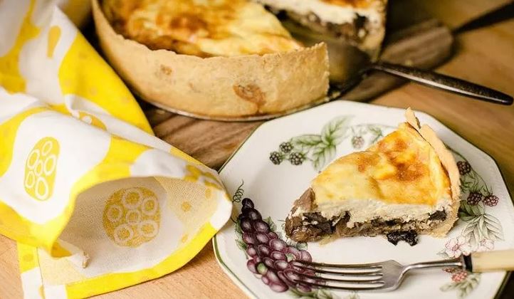 Quiche with Forest Mushrooms