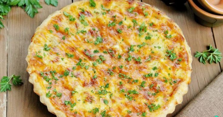 Quiche with Mushrooms and Carbonade