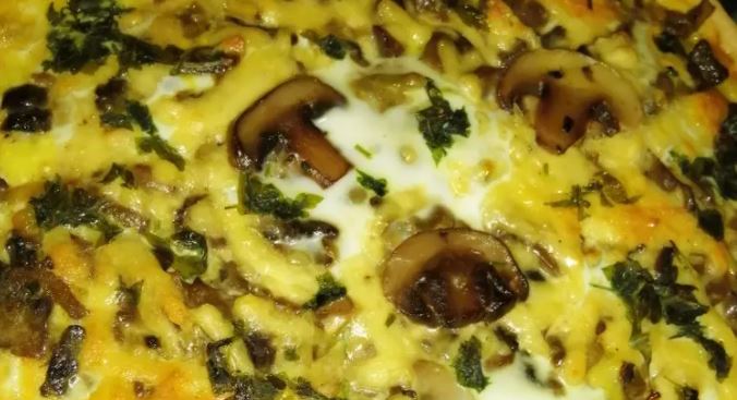 Quiche with Potatoes and Mushrooms