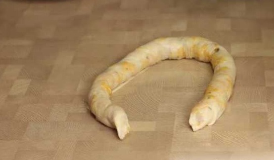 Turkish Berek (Puff Pie) with Potatoes and Pumpkin step 14